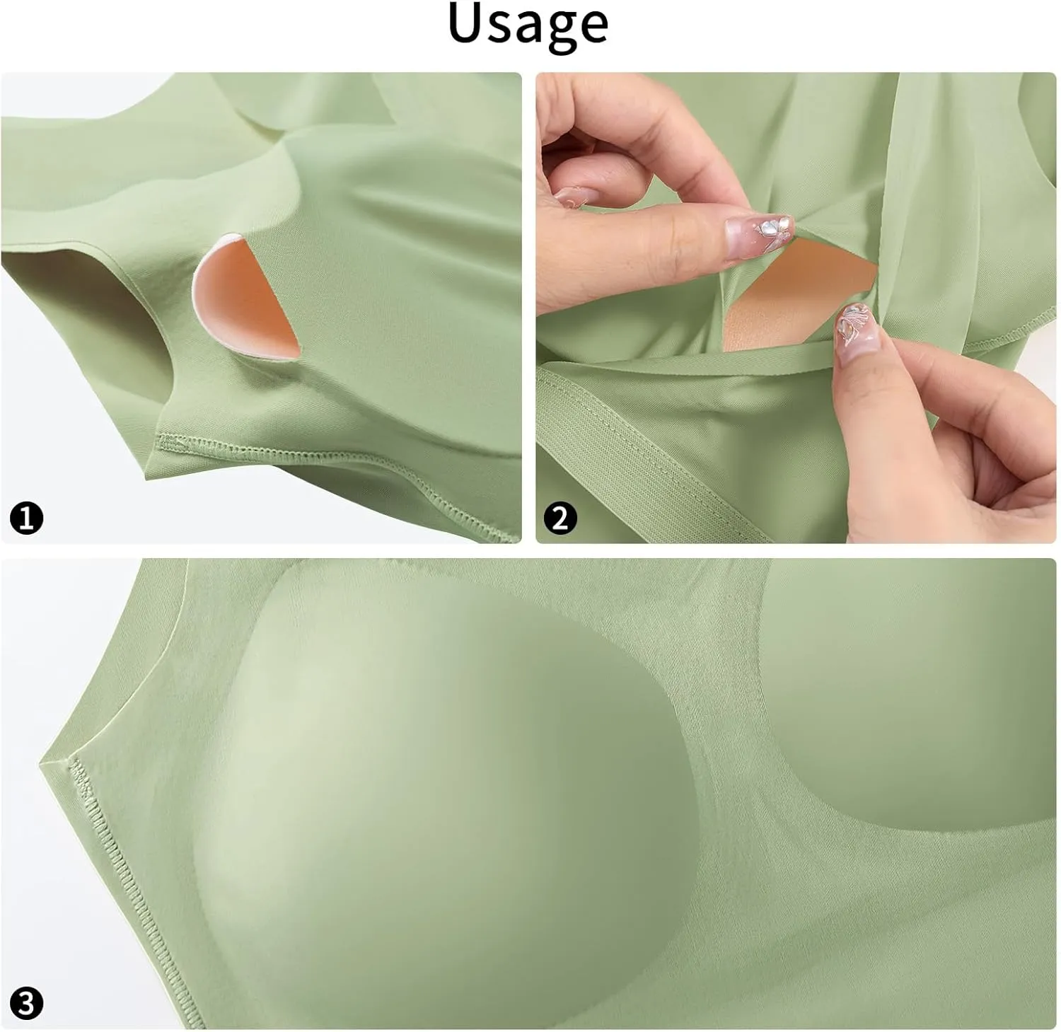 Mastectomy Camisoles with Prosthesis Breast, Comfort Women Post Sugical Tank Top, Prosthetic Breast Camisole
