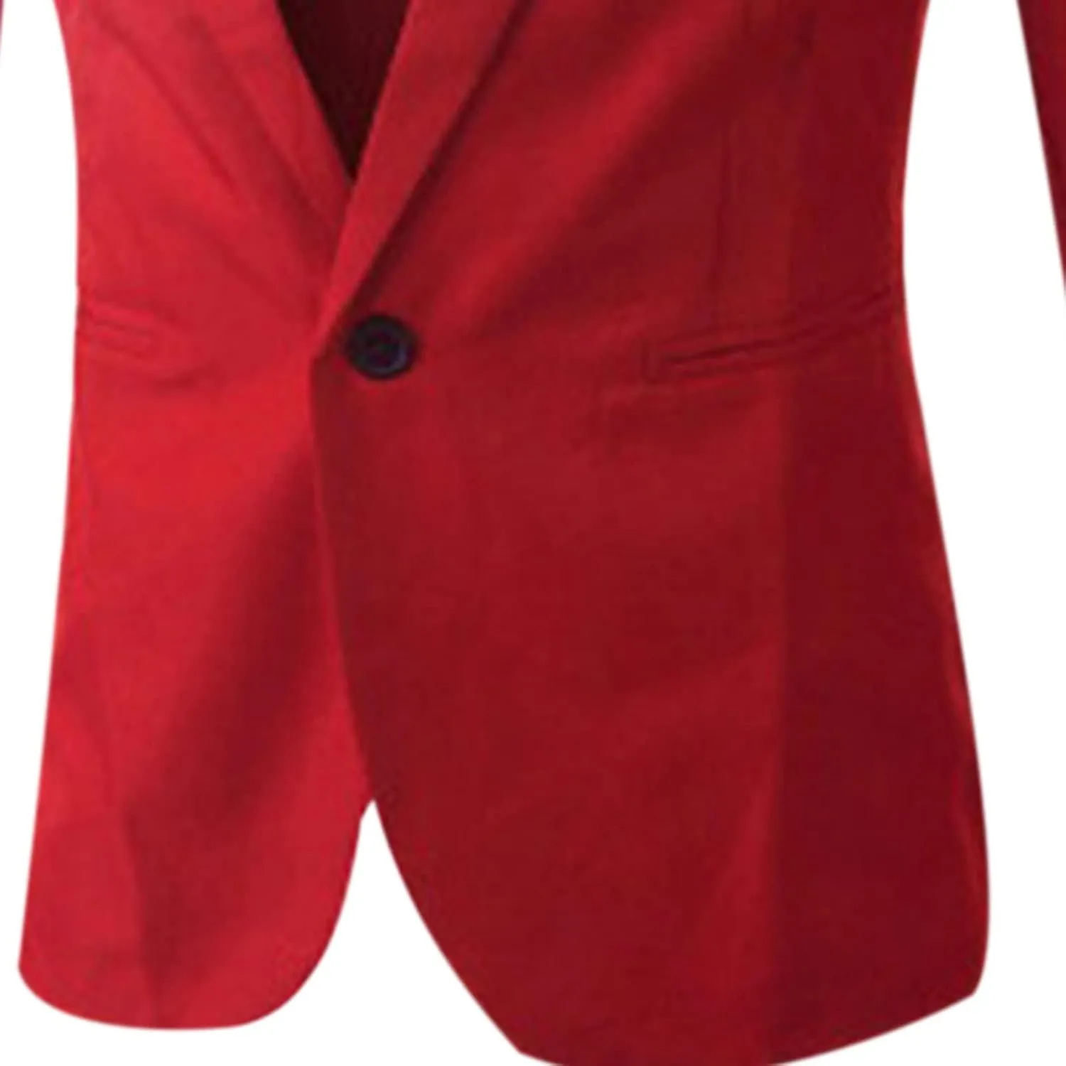 Men Casual Blazer Jackets Slim Fit Suits Jacket One Button Business Sports Coat Solid Long Sleeve Office Work Tops