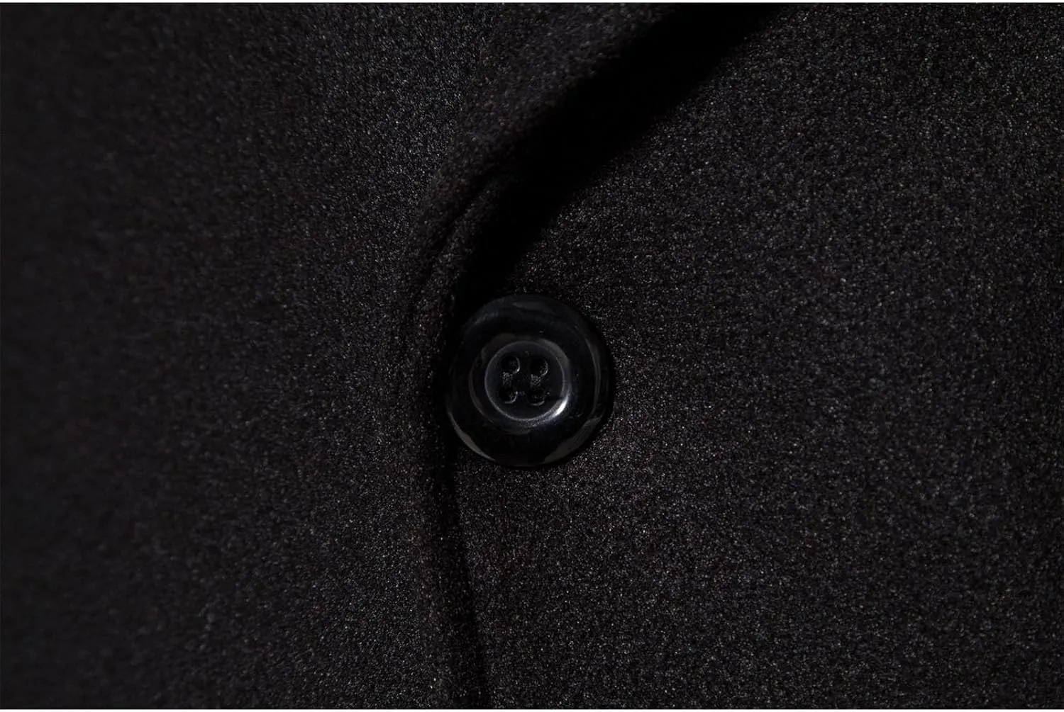 Men Coats Winter Long Winter Overcoat for Men Notched Collar Breasted Slim Fit Casual Trench Coat Everyday Style
