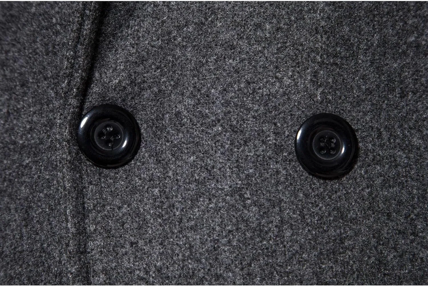 Men Coats Winter Long Winter Overcoat for Men Notched Collar Breasted Slim Fit Casual Trench Coat Everyday Style