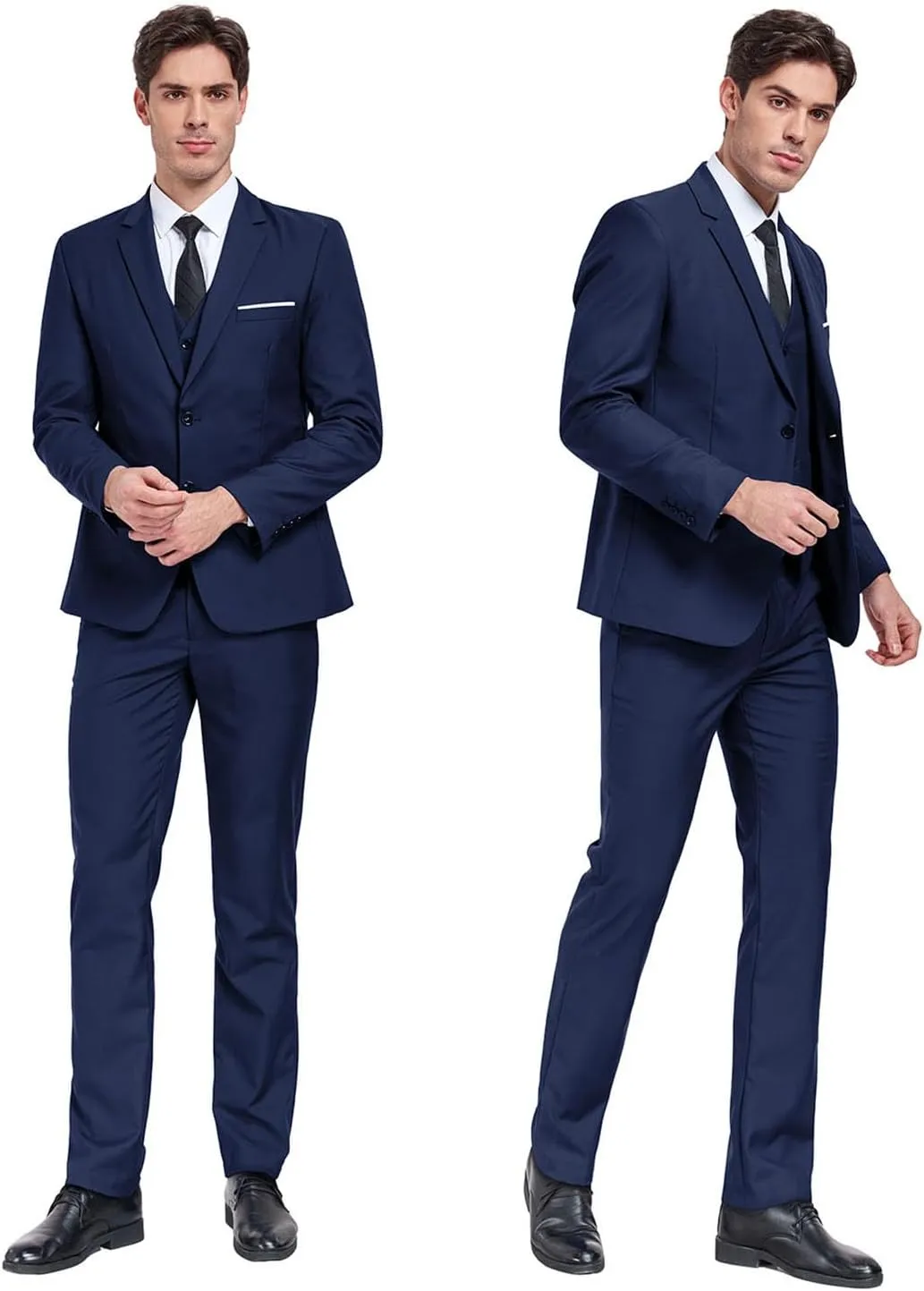 Men Suits 3 Pieces Set Slim Fit Prom Suit Tuxedo Business Formal Suit Wedding Suit Jacket Vest and Pant Suits
