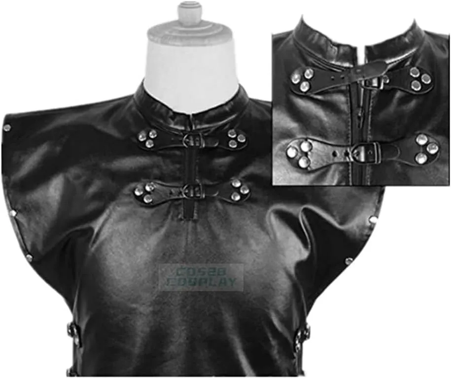 Men Targaryen Daemon Cosplay Tunic Jacket Cape Black Uniform Prince Jon Halloween Costume Cloak Outfit