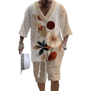 Men's Art Casual Print Suit 19160559YM