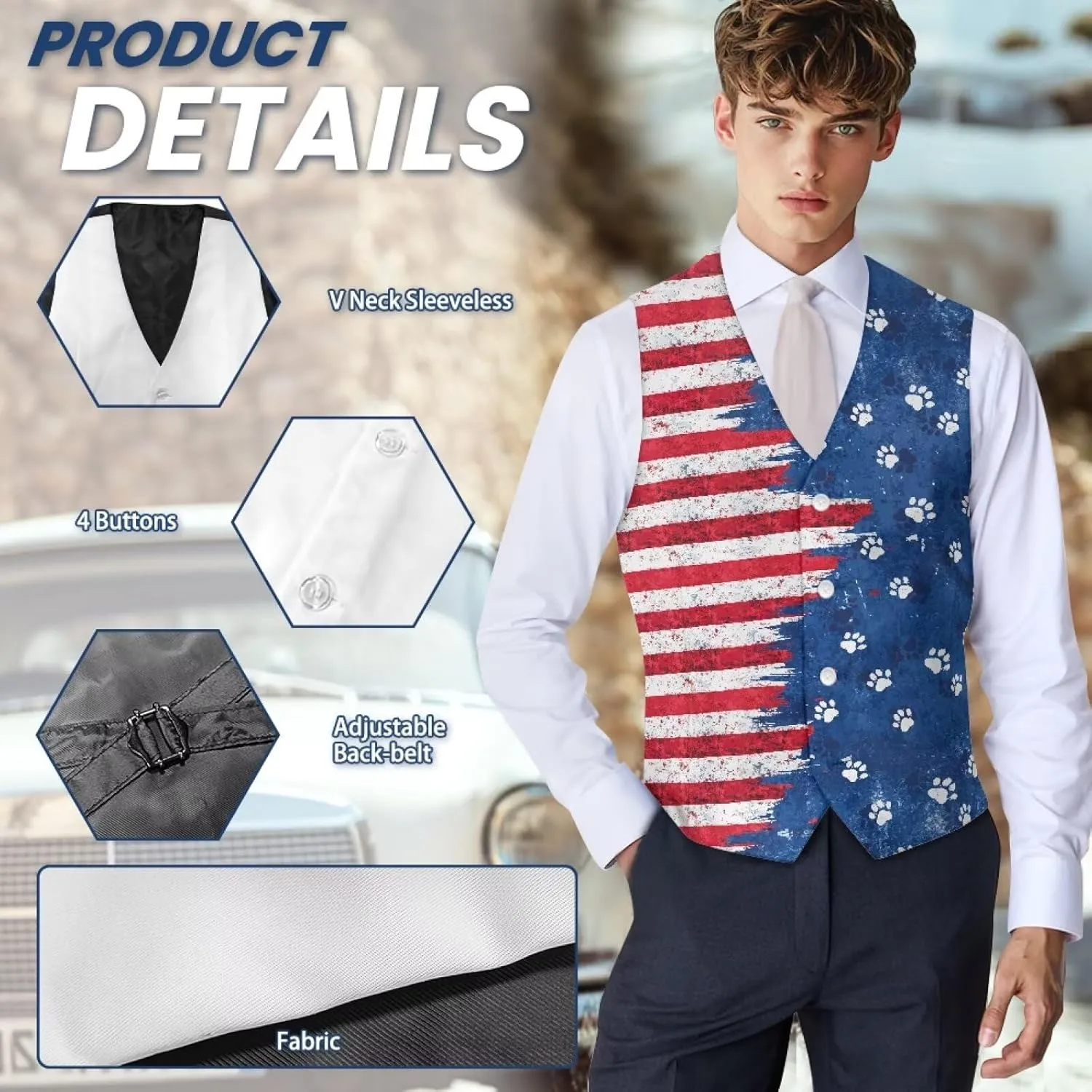 Men's Casual Business Formal Vests Suit Tuxedo Lightweight Waistcoat Slim Fit Dress Blazer Vest Jackets S-4XL