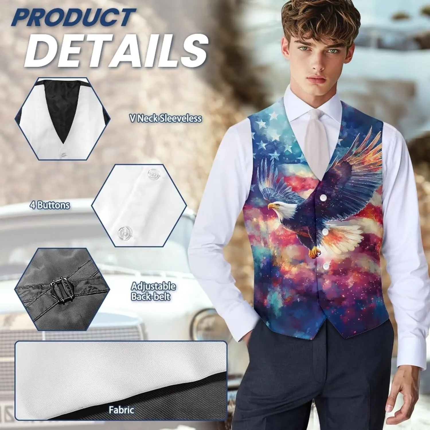 Men's Casual Business Formal Vests Suit Tuxedo Lightweight Waistcoat Slim Fit Dress Blazer Vest Jackets S-4XL