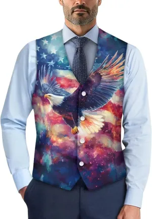 Men's Casual Business Formal Vests Suit Tuxedo Lightweight Waistcoat Slim Fit Dress Blazer Vest Jackets S-4XL