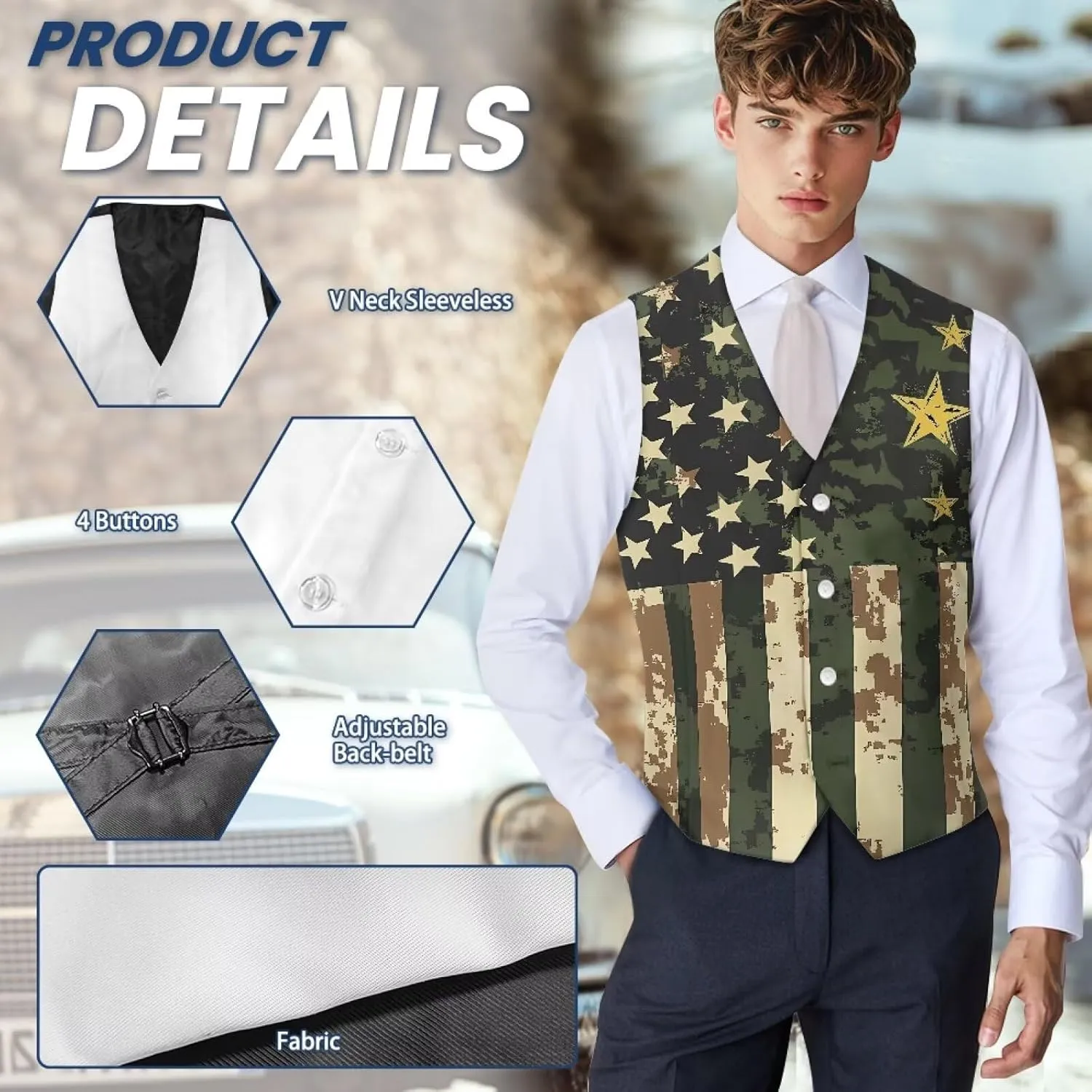 Men's Casual Business Formal Vests Suit Tuxedo Lightweight Waistcoat Slim Fit Dress Blazer Vest Jackets S-4XL
