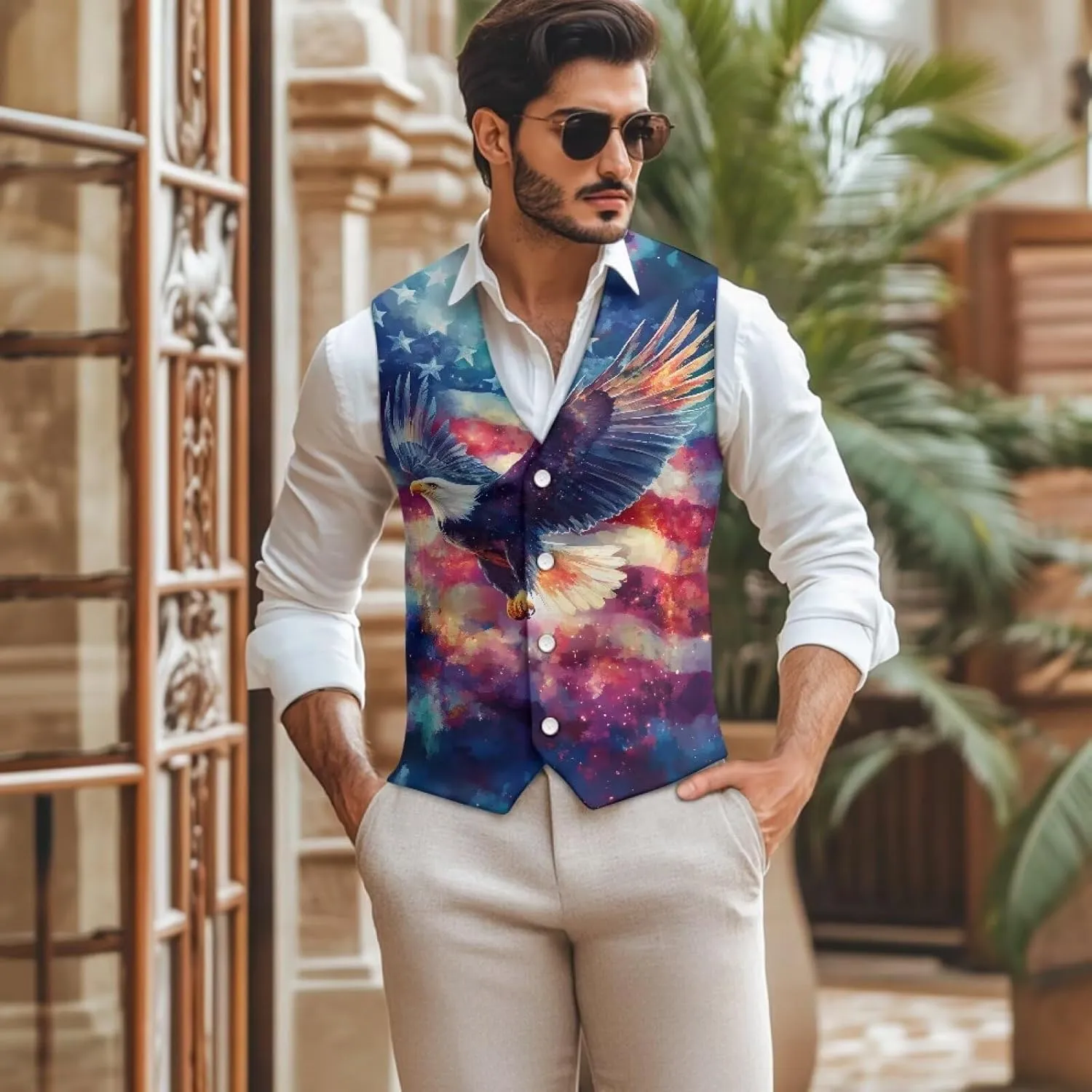 Men's Casual Business Formal Vests Suit Tuxedo Lightweight Waistcoat Slim Fit Dress Blazer Vest Jackets S-4XL