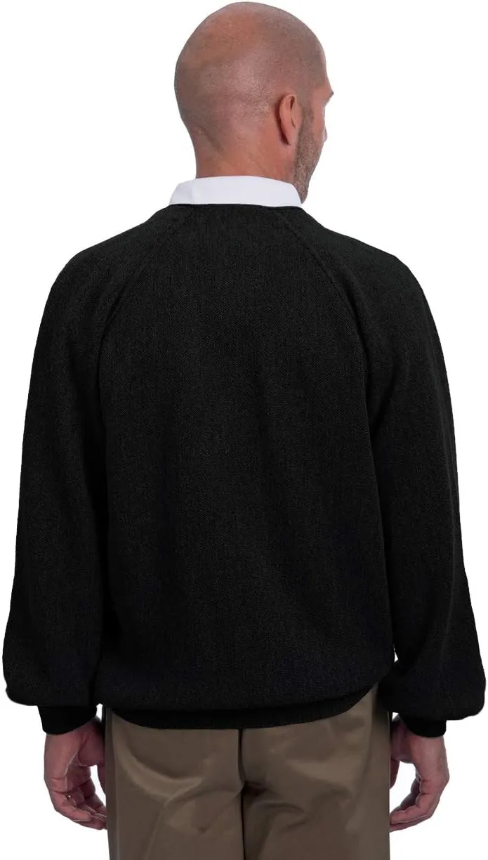  Men's Retro Pro 100% Pure Alpaca Cardigan, Breathable, Lightweight, Cozy & Luxurious Vintage Golf Sweater