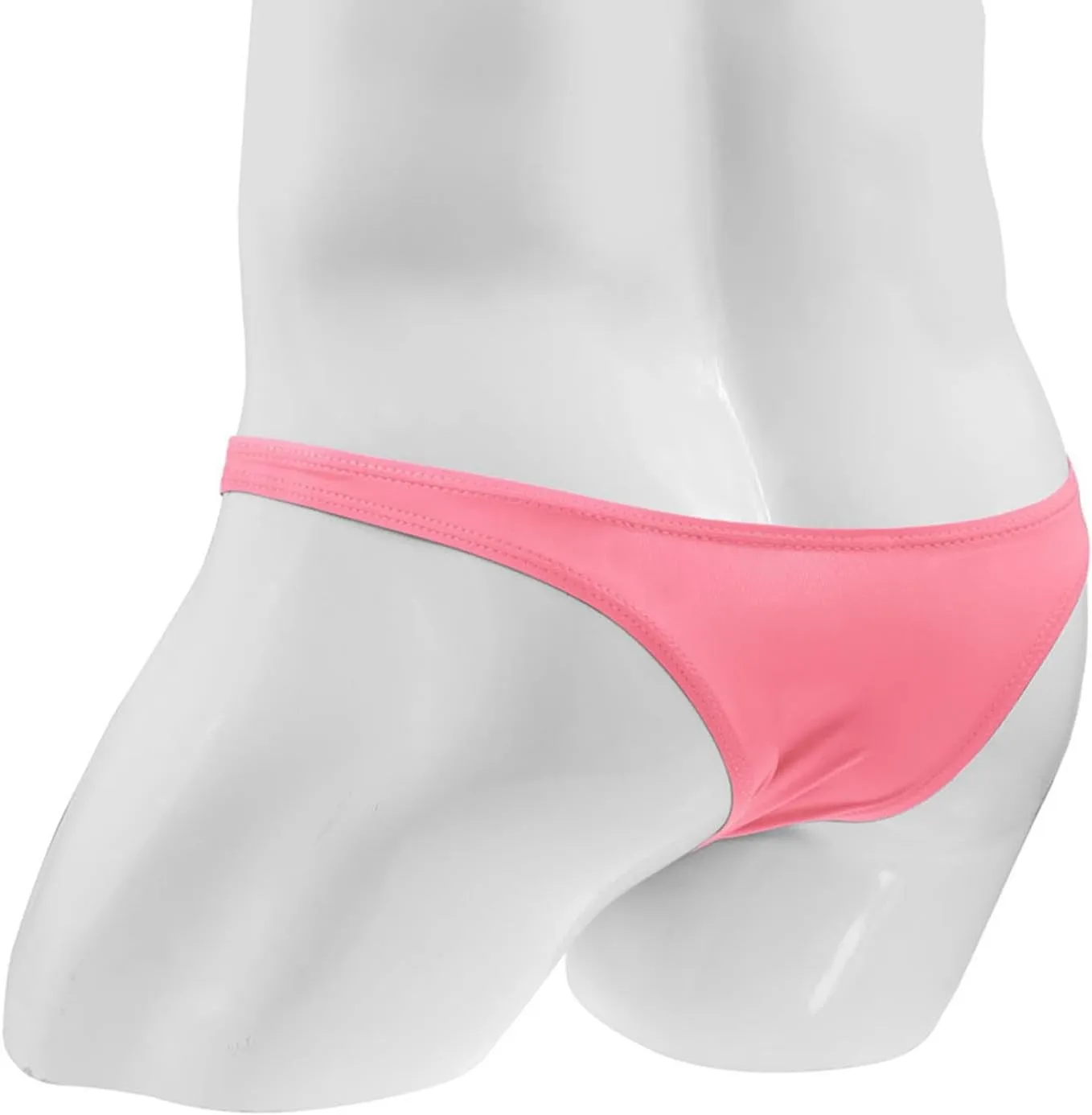 Mens String Bikini Briefs Underwear Low Rise Solid Color Breathable Thong Men T-Back Comfort Panties