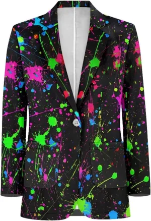 Men's Suit Jacket Fashion One Button Slim Fit Sport Coat Casual Knit Blazer Lightweight Mens Blazer Jacket XS-5XL