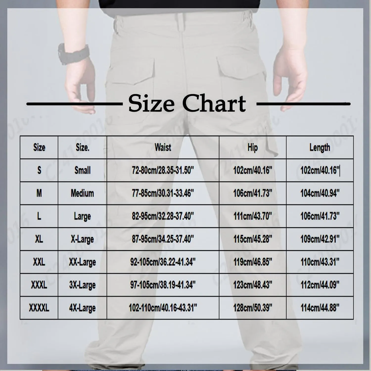 Men's Tactical Work Pants Stretch Wide Leg Loose Fit Quick-Dry Lightweight Casual Cargo Hiking Pants with Multi-Pockets
