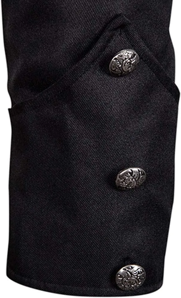 Mens Vintage Tuxedo Gothic Tailcoat Swallowtail Suit Jacket Party Show Tux Dress Coat Banquet Prom Blazer Jackets