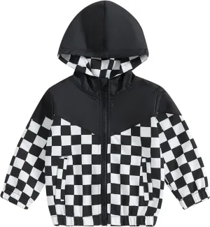 MERSARIPHY Toddler Boy Hoodies Baby Boy Jacket Lightweight Pocket Zip Up Hooded Jackets Baby Fall Winter Outwear