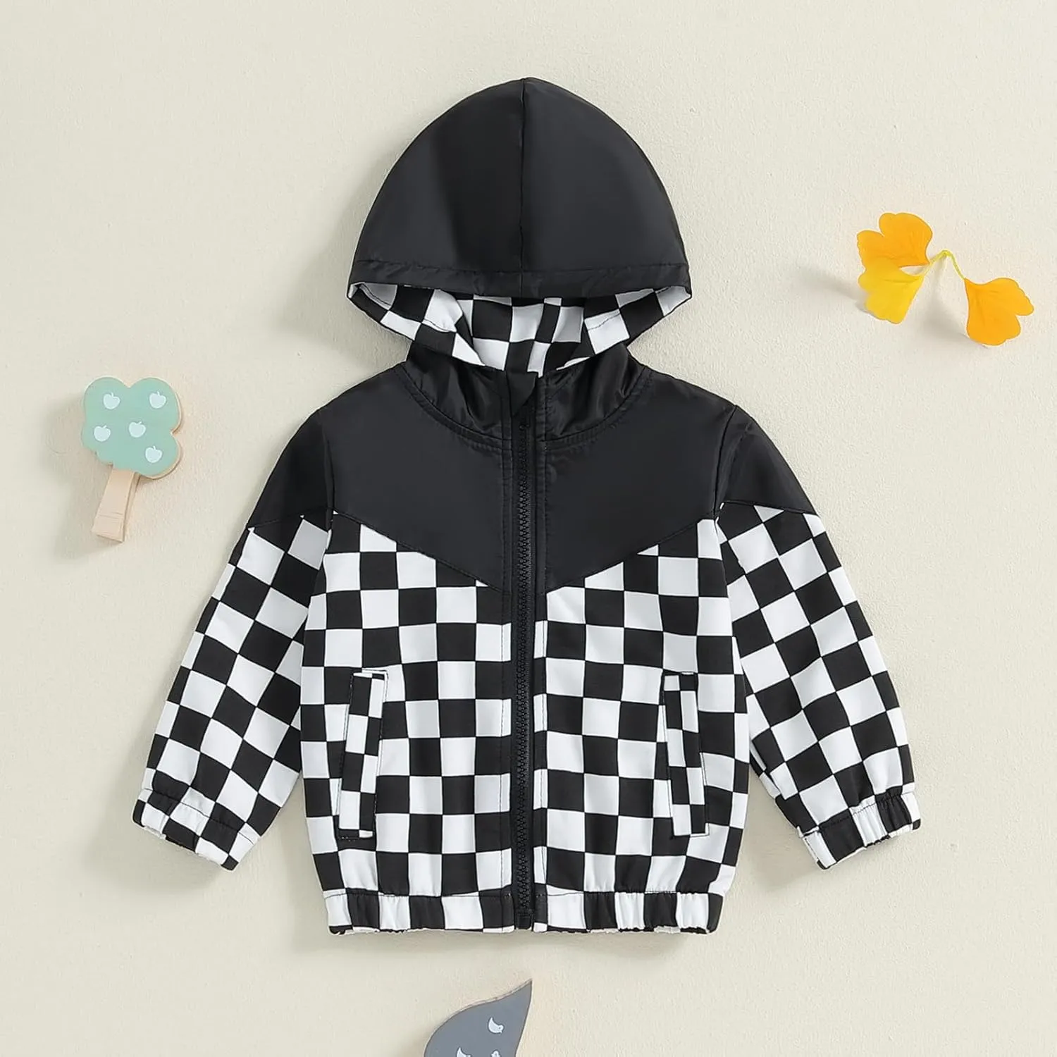 MERSARIPHY Toddler Boy Hoodies Baby Boy Jacket Lightweight Pocket Zip Up Hooded Jackets Baby Fall Winter Outwear