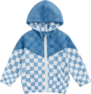 MERSARIPHY Toddler Boy Hoodies Baby Boy Jacket Lightweight Pocket Zip Up Hooded Jackets Baby Fall Winter Outwear