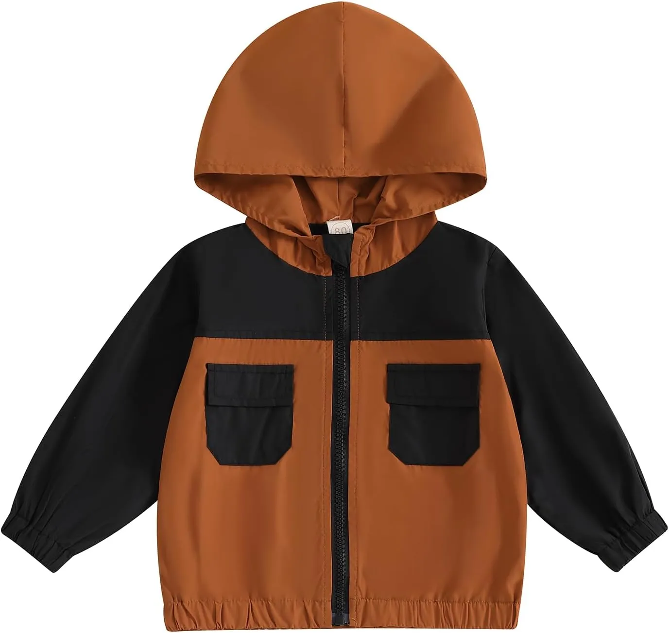 MERSARIPHY Toddler Boy Hoodies Baby Boy Jacket Lightweight Pocket Zip Up Hooded Jackets Baby Fall Winter Outwear