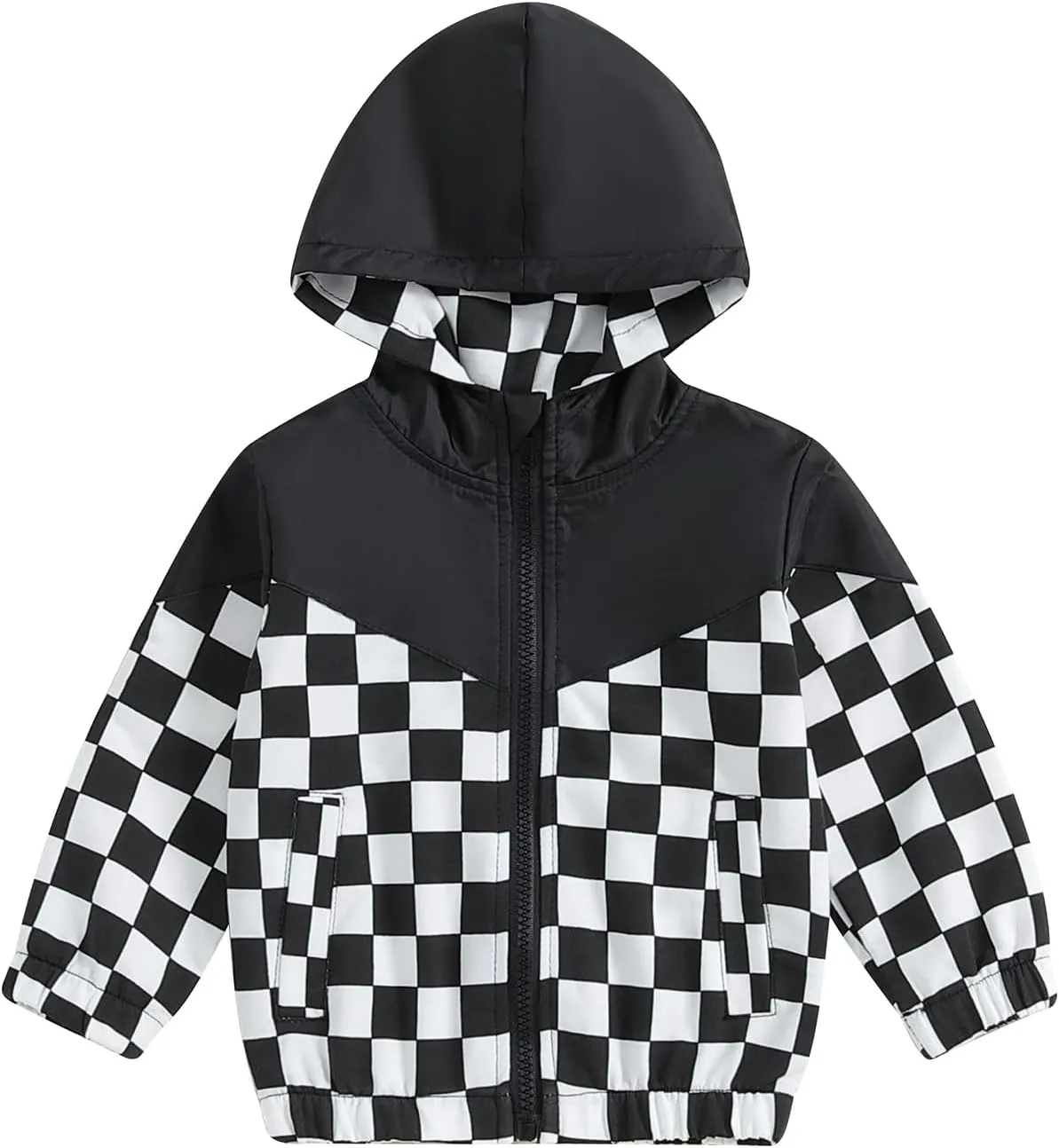 MERSARIPHY Toddler Boy Hoodies Baby Boy Jacket Lightweight Pocket Zip Up Hooded Jackets Baby Fall Winter Outwear