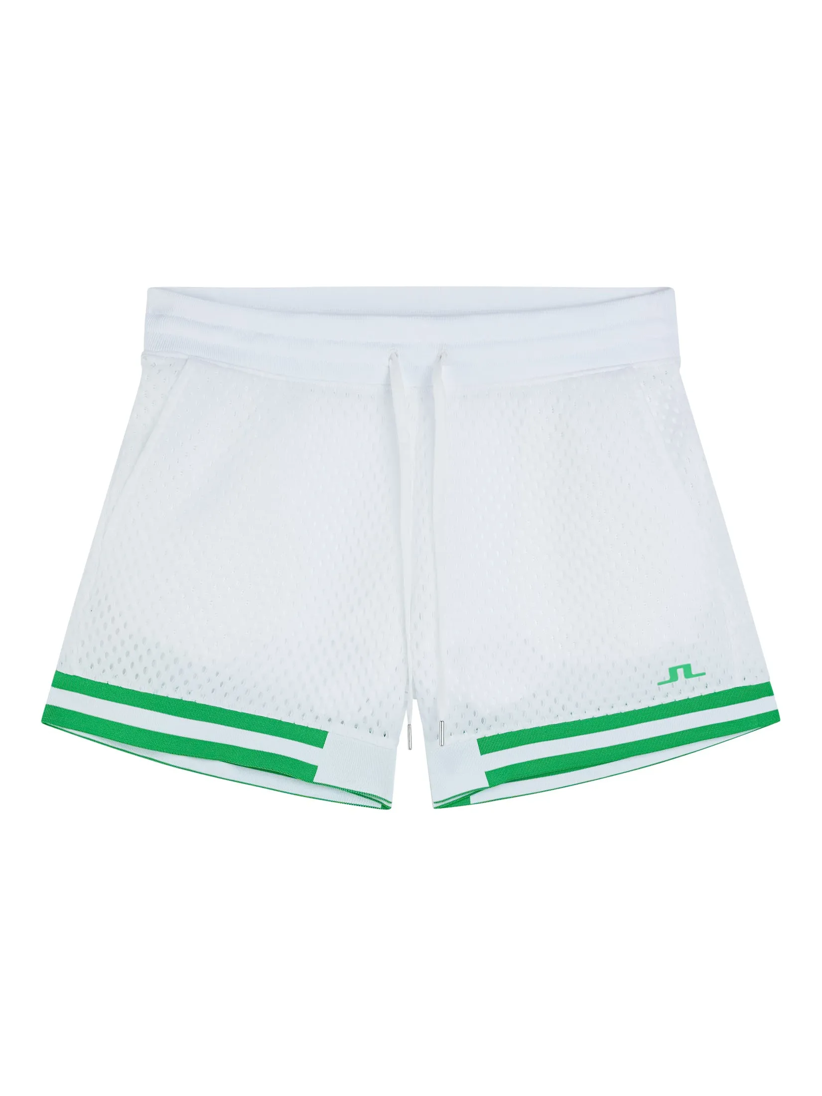Mesha Mesh Shorts / White