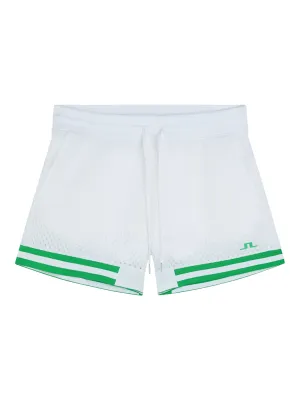 Mesha Mesh Shorts / White