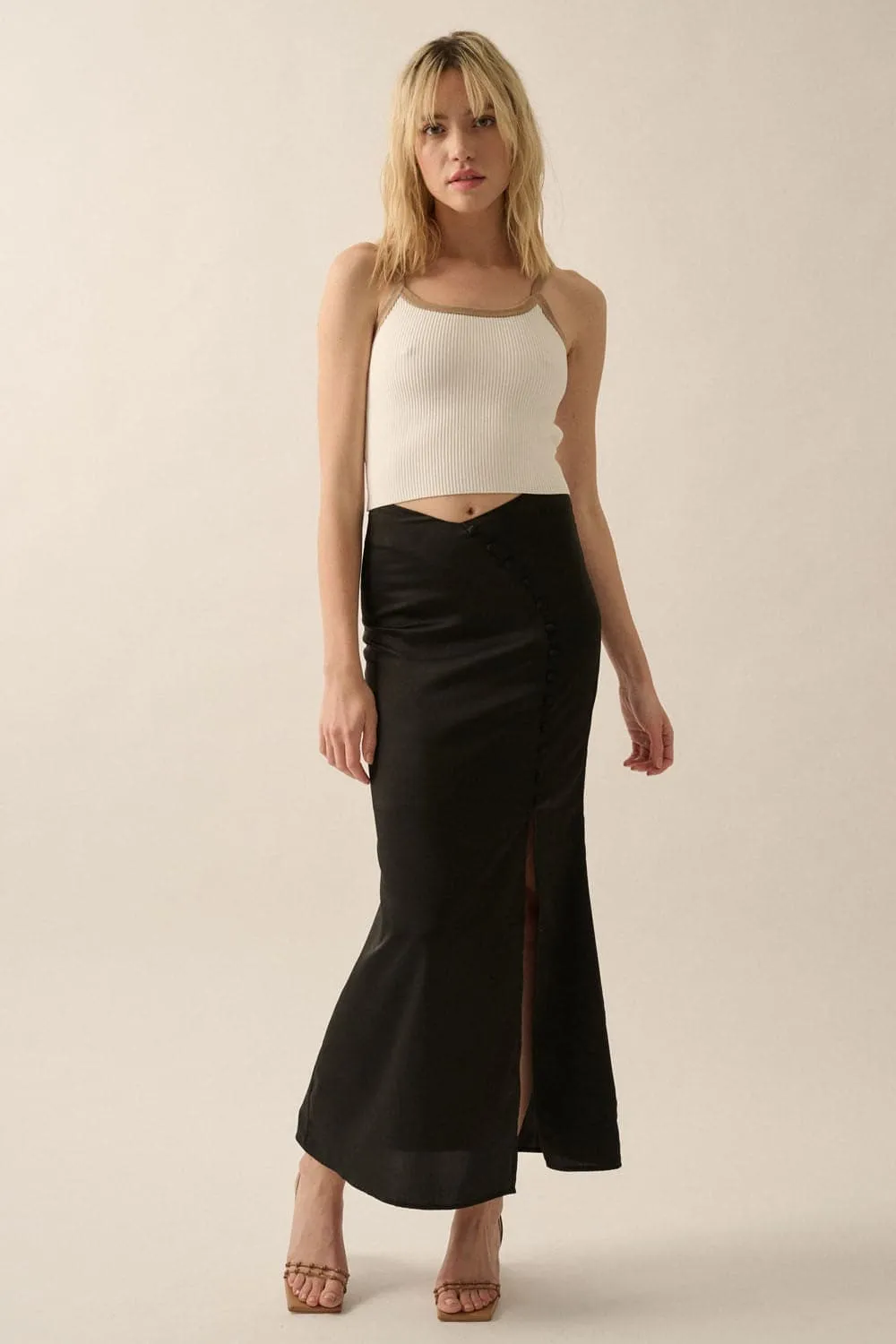 Milan Minimalist Ribbed Tank Top