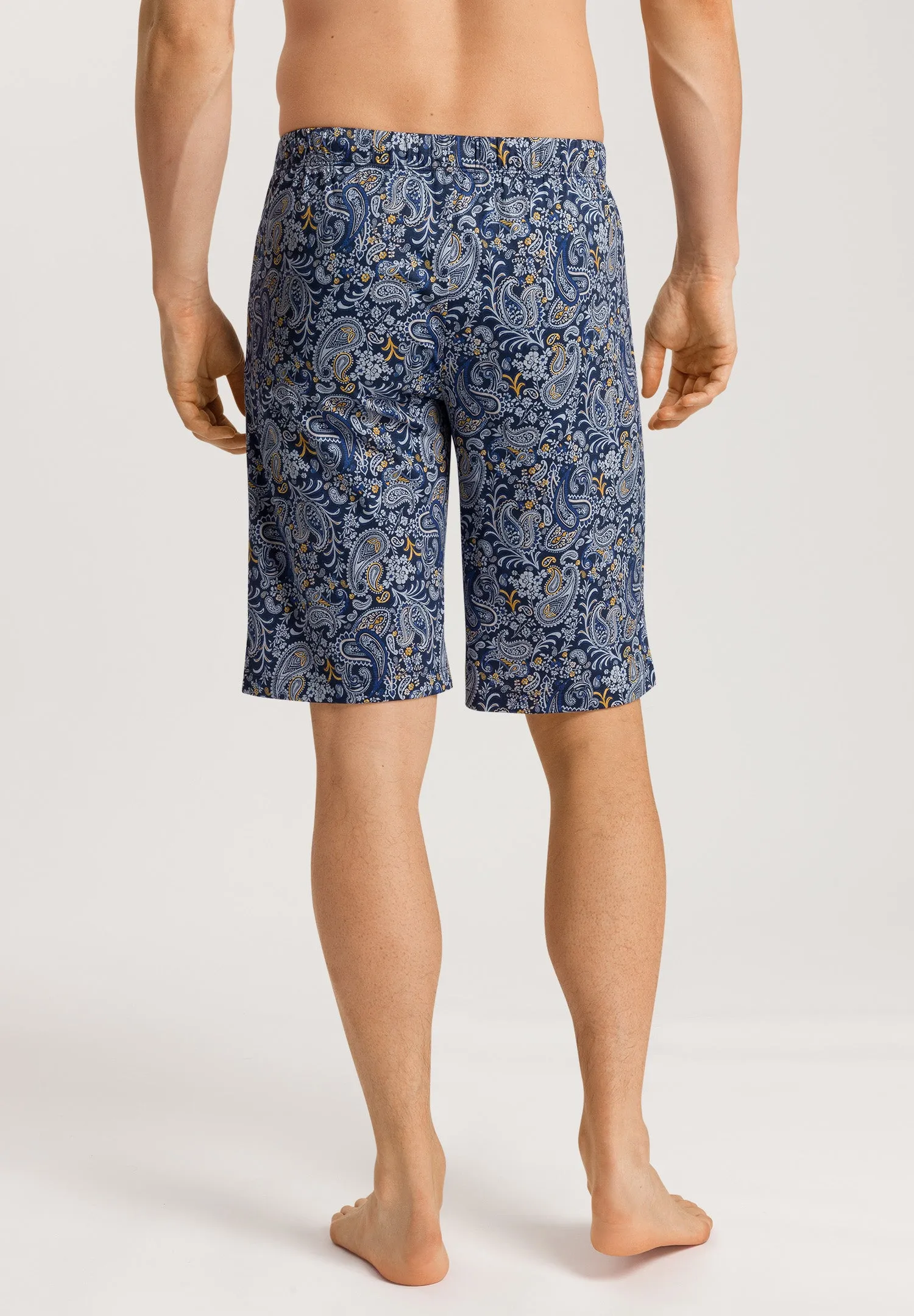 Night And Day Cotton Drawstring Shorts | Aquarelle Paisley 75513-2884