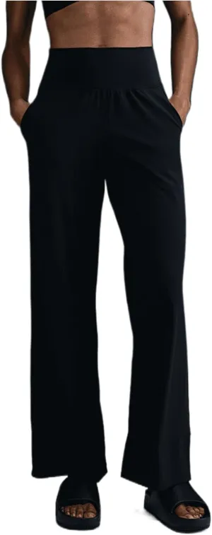 Nike Zenvy Women's Dri-FIT High-Waisted Wide-Leg Pants (HJ5360-010, Black)