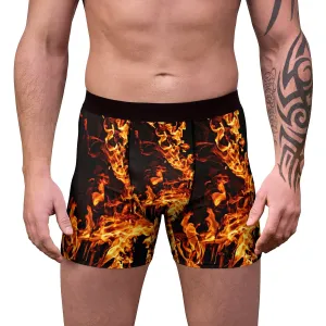 On Fire His Hers Couples Boxer-Bikini 2pc Gift Set,Gift for Christmas/Birthday/Engagement/Anniversary/Funny/Halloween/Thanksgiving/Wedding