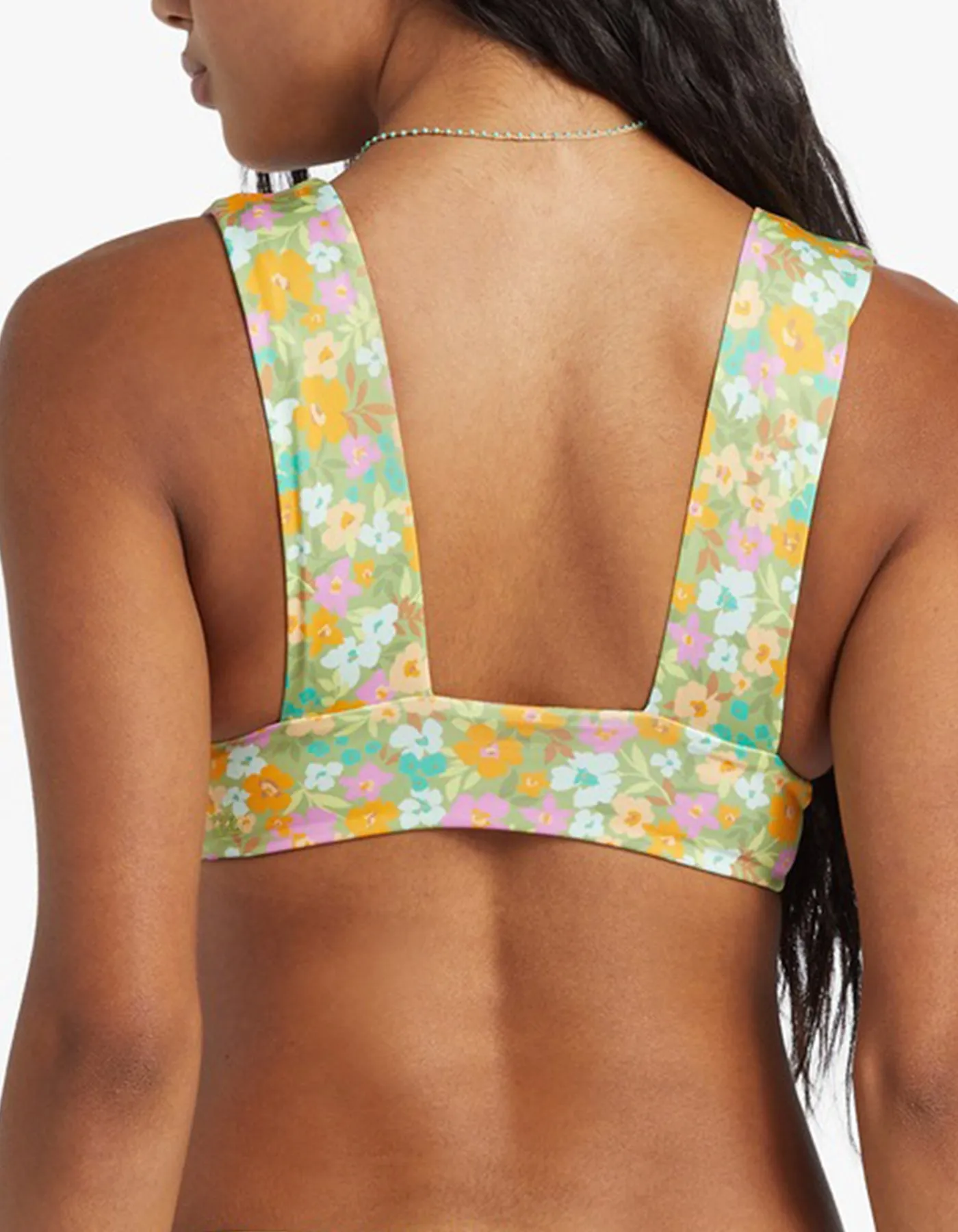 On the Bright Side Plunge Bikini Top