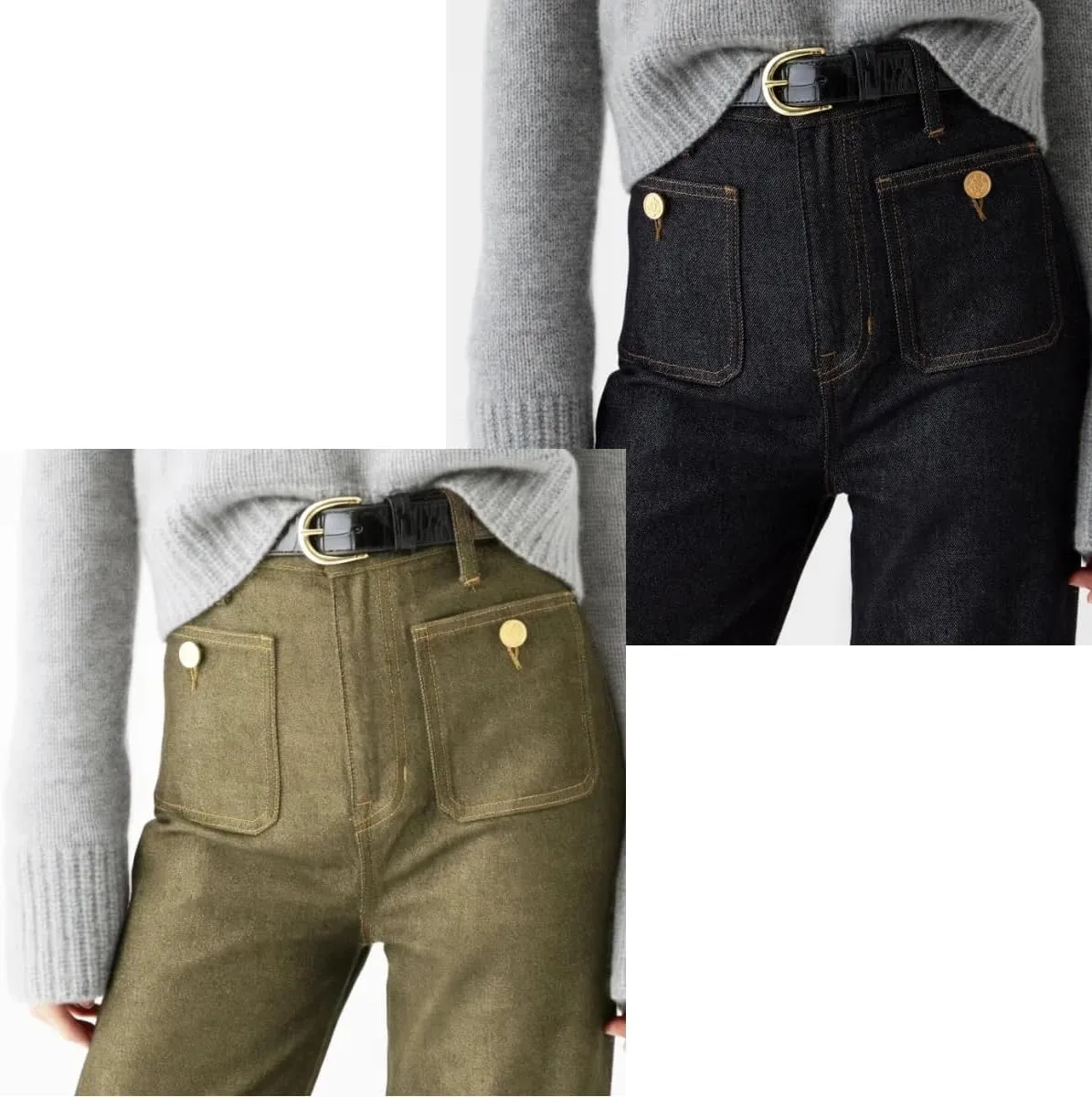 Oprah's Favorite - Tummy Control Sailor Wide Leg Trouser,Chiccurva Wide Leg Jeans, Oprah's Favorite Jeans