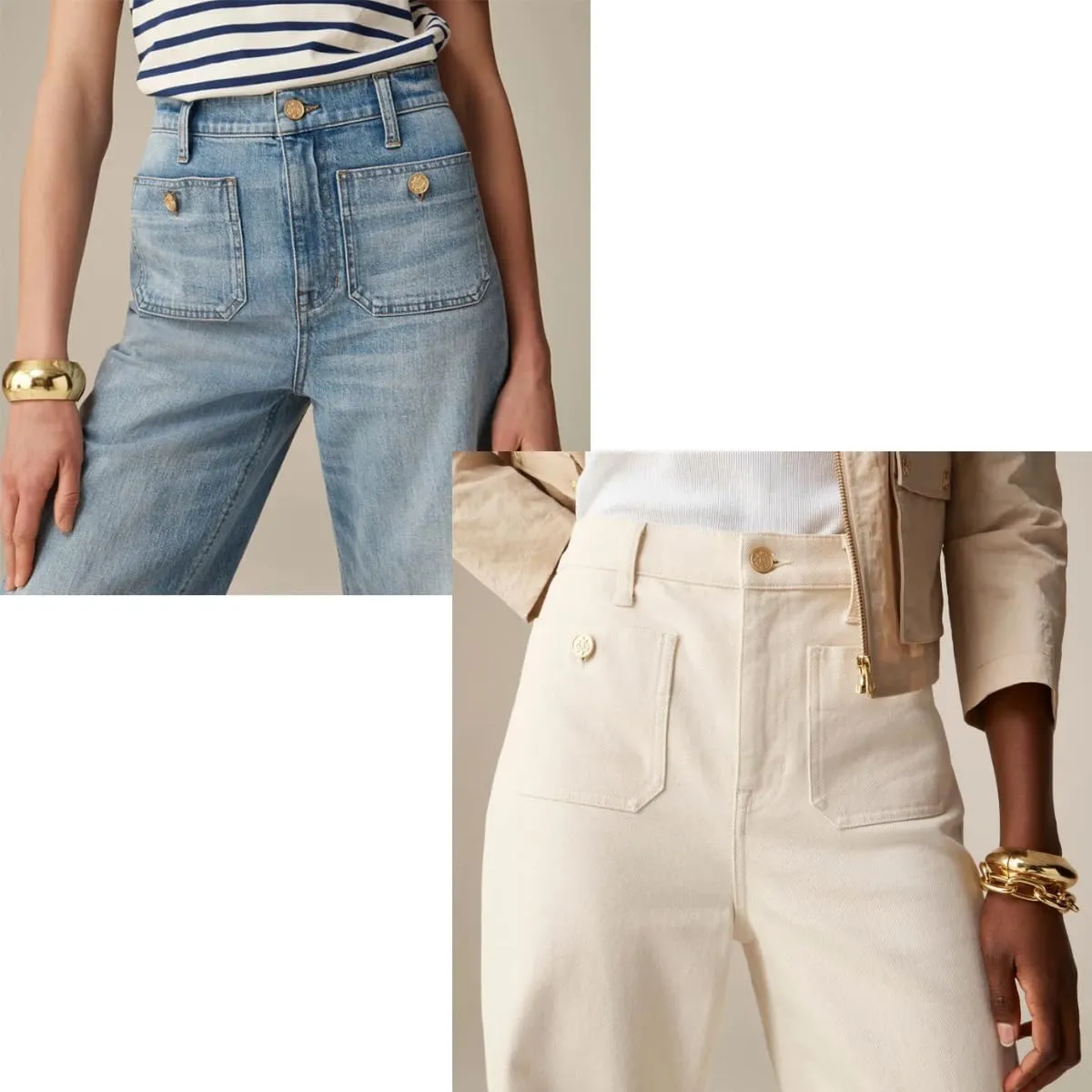 Oprah's Favorite - Tummy Control Sailor Wide Leg Trouser,Chiccurva Wide Leg Jeans, Oprah's Favorite Jeans