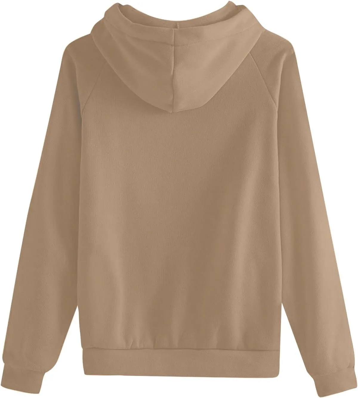 Oversized Hoodies for Women Fleece Plain Hooded Sweatshirts with Pocket Casual Drawstring Pullover Sweaters Y2k Tops
