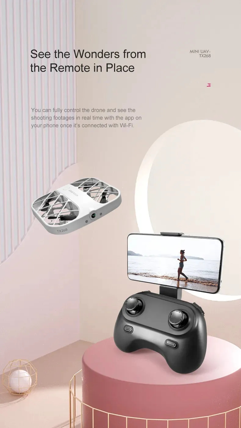 Pocket Mini Quadcopter HD 8k Camera WIFI  Drone