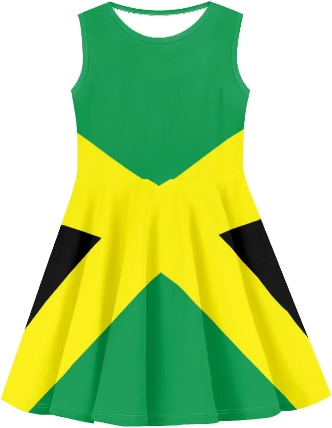 POLERO Mushroom Dress for Girls Summer Casual Party A-Line Midi Tank Dress Sleeveless Sundress for Kids 3-16 Years