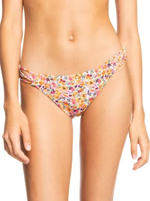 Printed Beach Classics Hipster Bikini Bottom - Pastel Rose Swept Up Floral