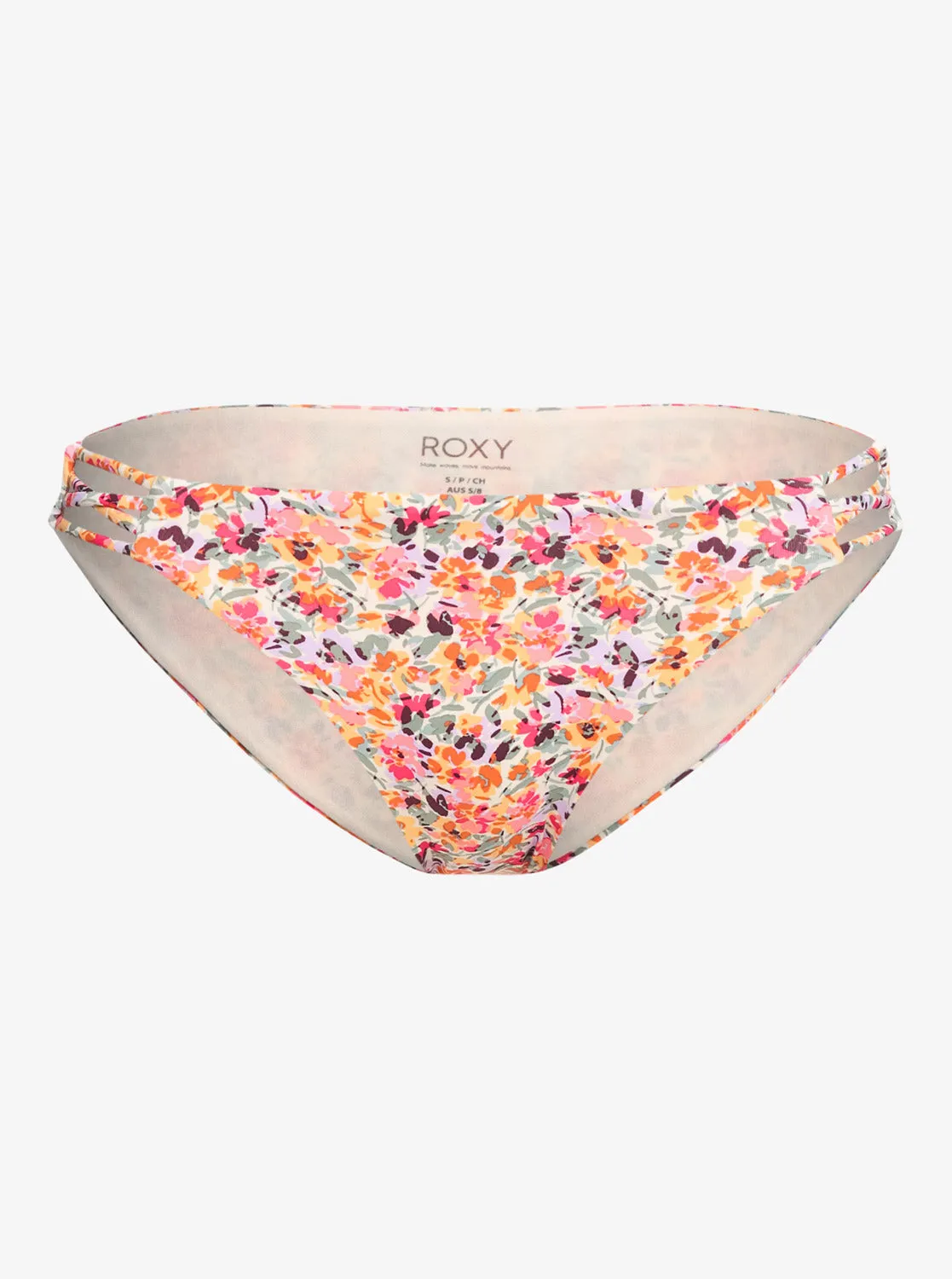 Printed Beach Classics Hipster Bikini Bottom - Pastel Rose Swept Up Floral