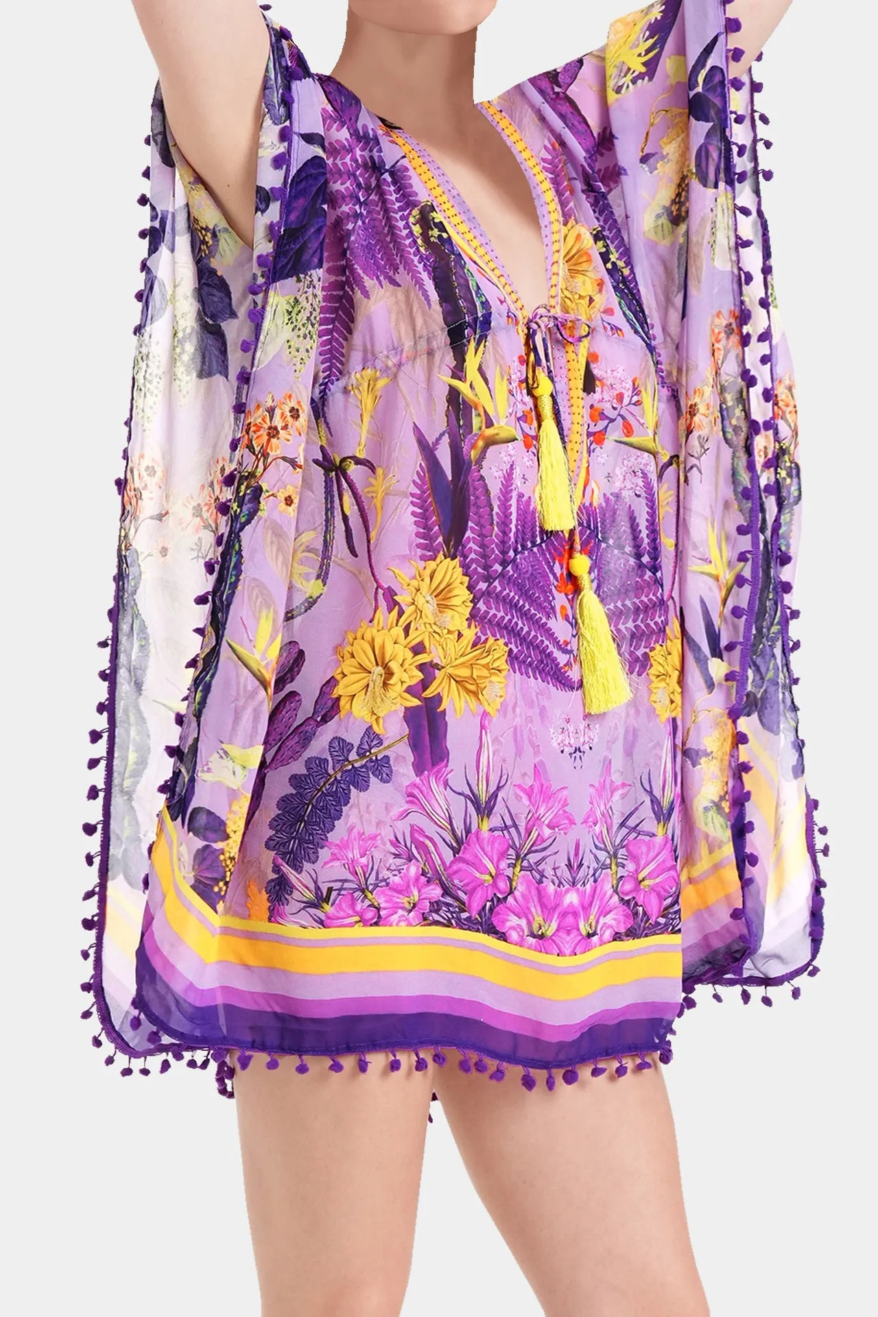 Purple Beach Coverup for Women