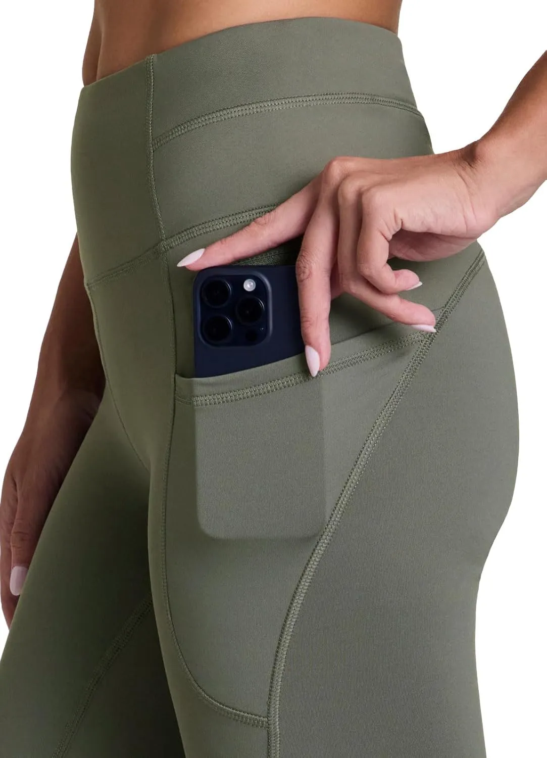 RBX Fleece-Lined Leggings for Women Yoga Pants with Pockets Gym Pants for Cold Weather Full-Length Leggings for Running Yoga