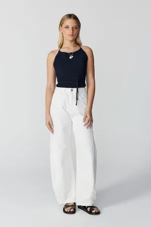 REN HANDKERCHIEF KNIT TOP