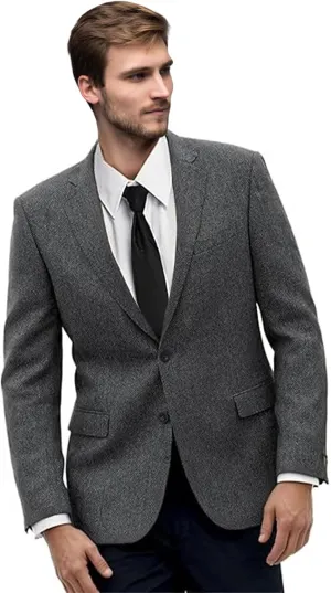 Retro Mens Suit Blazer Tweed Herringbone Suit Jackets Slim Fit Sport Coats Prom Business Casual Tux Wedding Blazers
