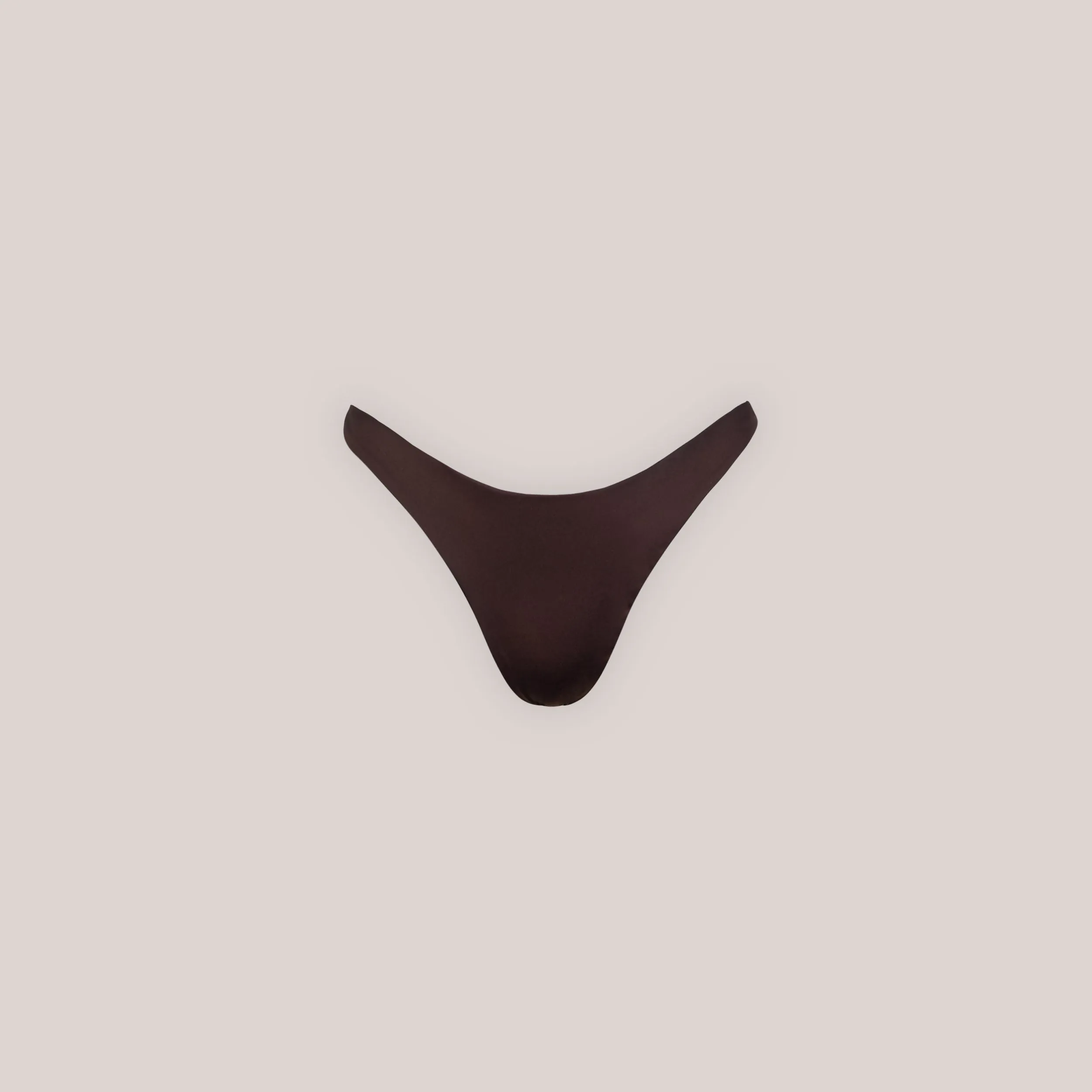 Reversible Bikini Thong - Brown/Floral