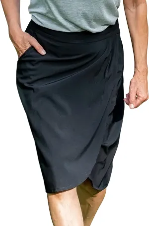 RipSkirt Hawaii Length 3 - Wrap Skirt for Women - Quick Dry Swim Cover-Up for Beach, Travel with Pocket