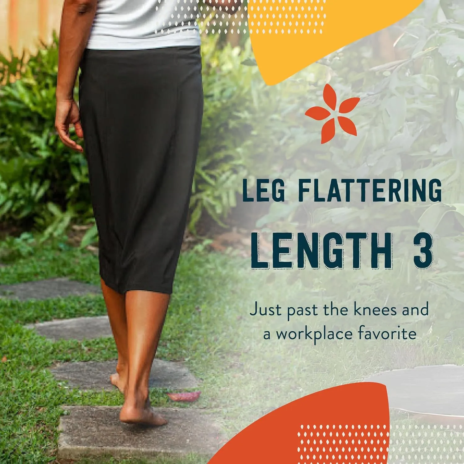 RipSkirt Hawaii Length 3 - Wrap Skirt for Women - Quick Dry Swim Cover-Up for Beach, Travel with Pocket