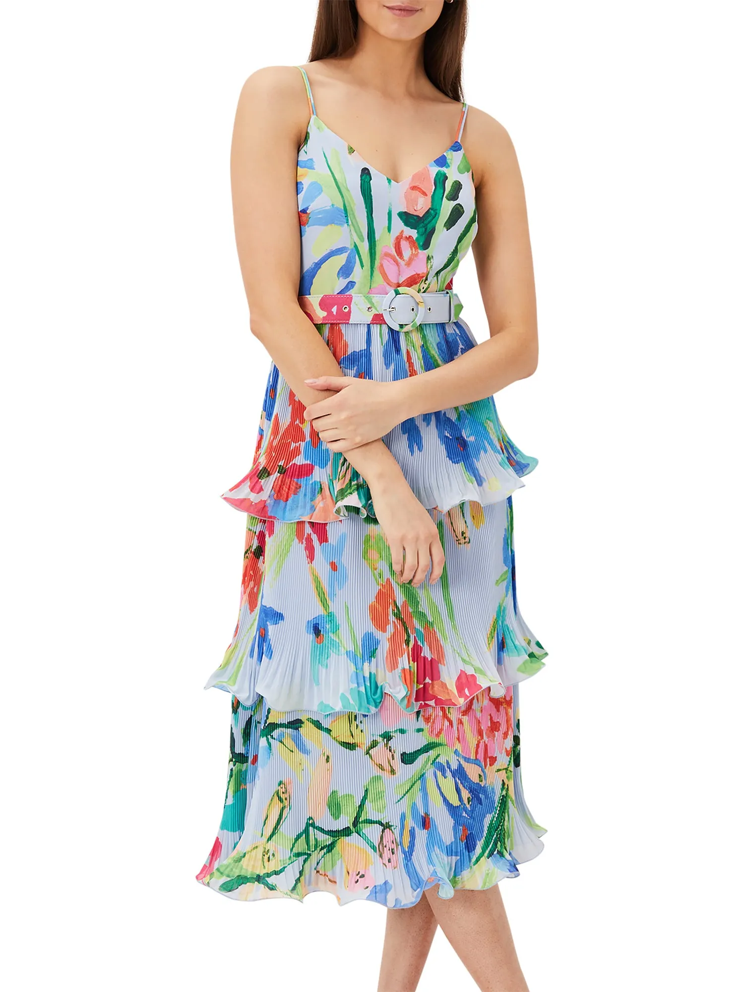 River Floral Tiered Dress