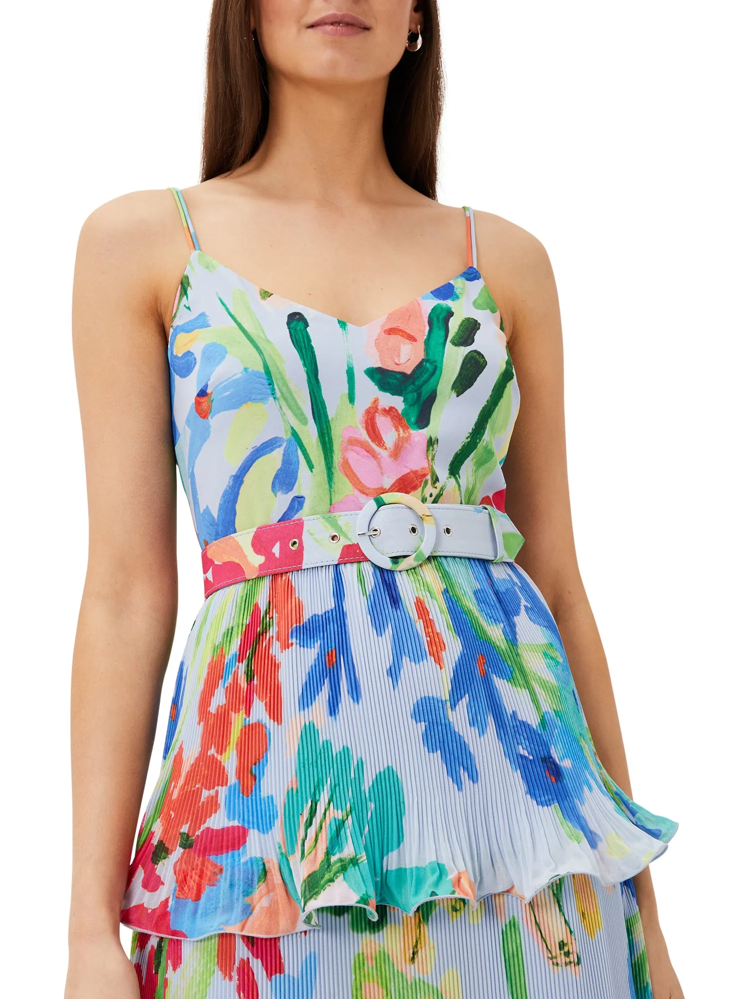 River Floral Tiered Dress