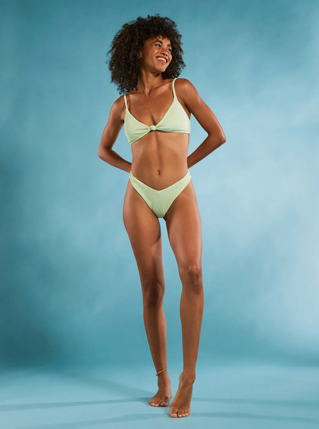 Roxy Love Cheeky Bikini Bottom - Seacrest