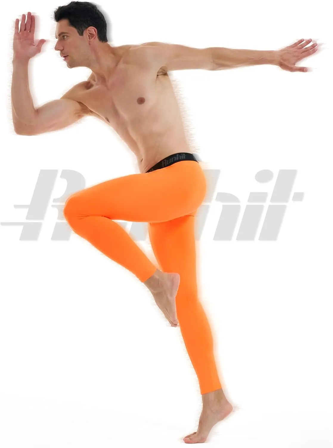 Runhit Mens Compression Pants Running Tights Workout Leggings Athletic Base Layer Pants for Sports Yoga Basketball