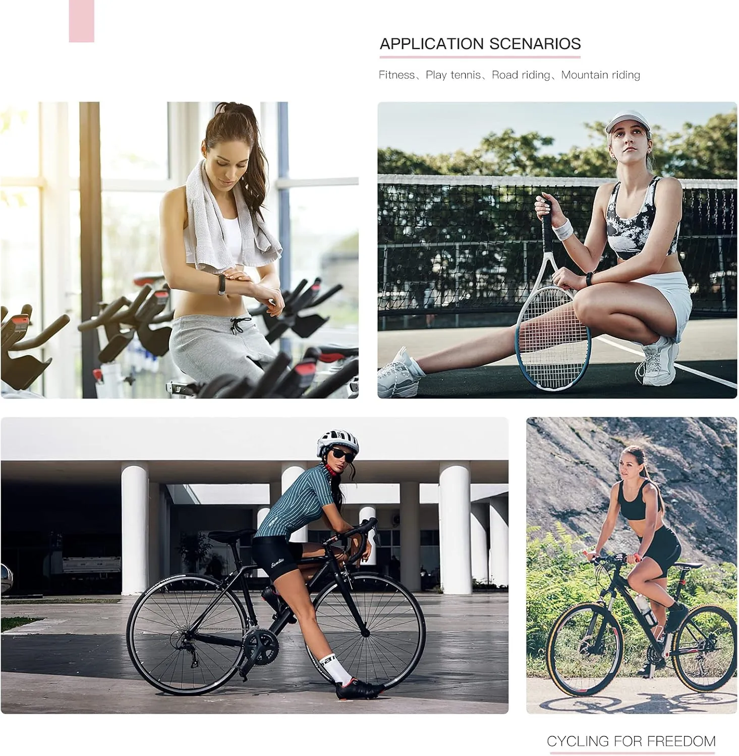 Santic Women's Cycling Skirts with Padded Shorts,Summer Breathable Reflective Bike Skirts
