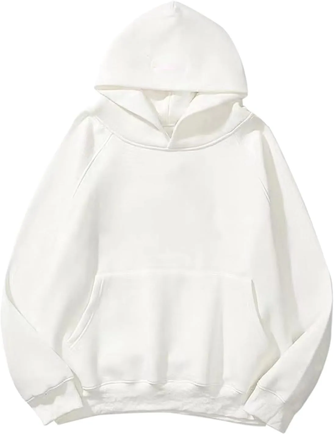 Solid Hoodies for Women Oversized Raglan Long Sleeve Pullover Top Casual Loose Sports Sweatshirt with Pockets