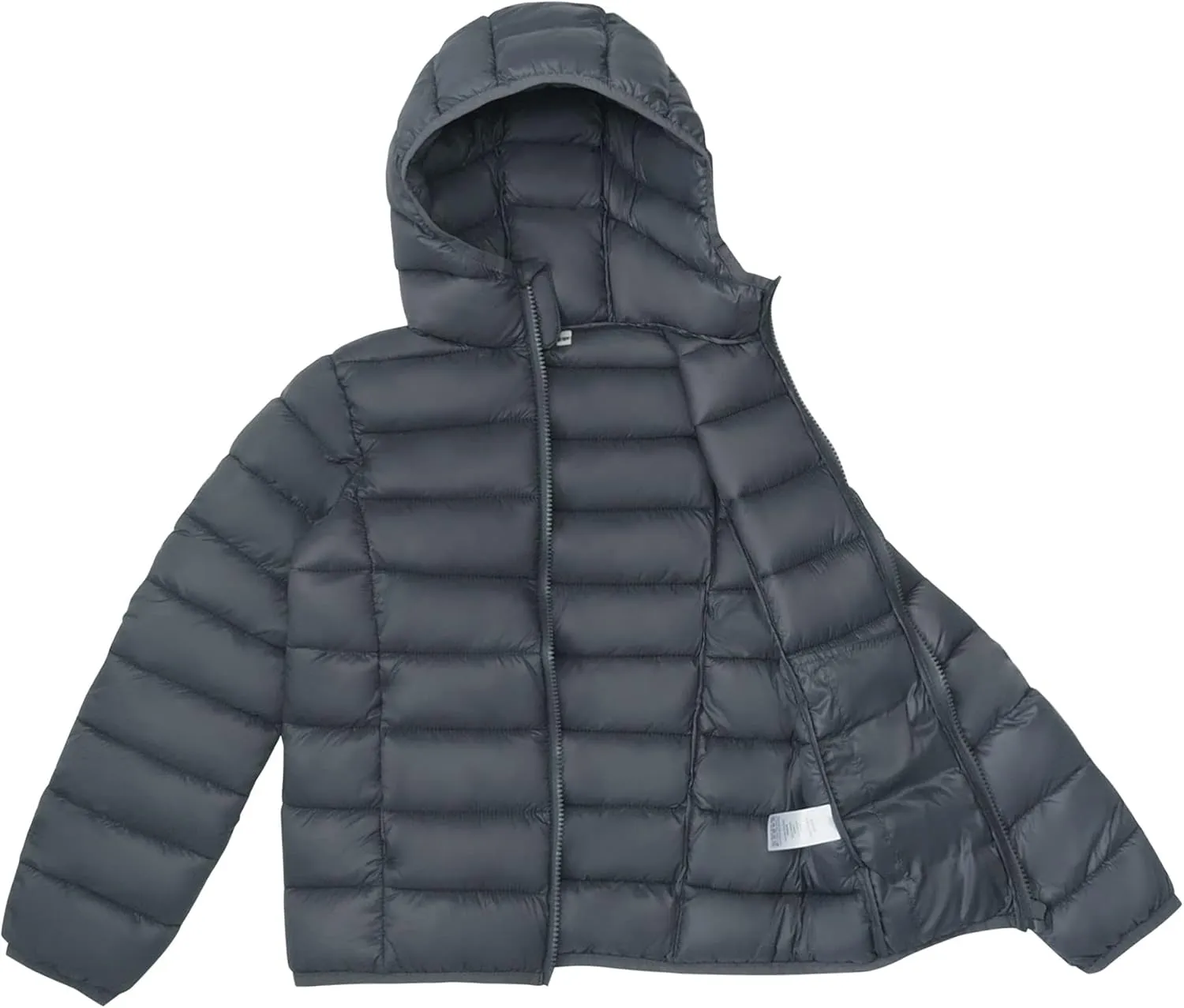 SOLOCOTE Girls Winter Coats Lightweight Water-Resistant Windproof Packable Hooded Down Like Padding Jacket 4-12 Years